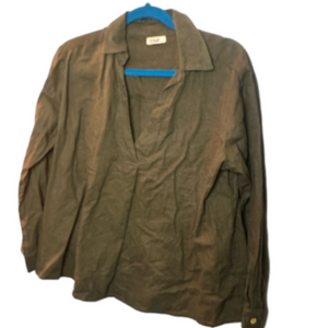 Olive Green Women's Blouse